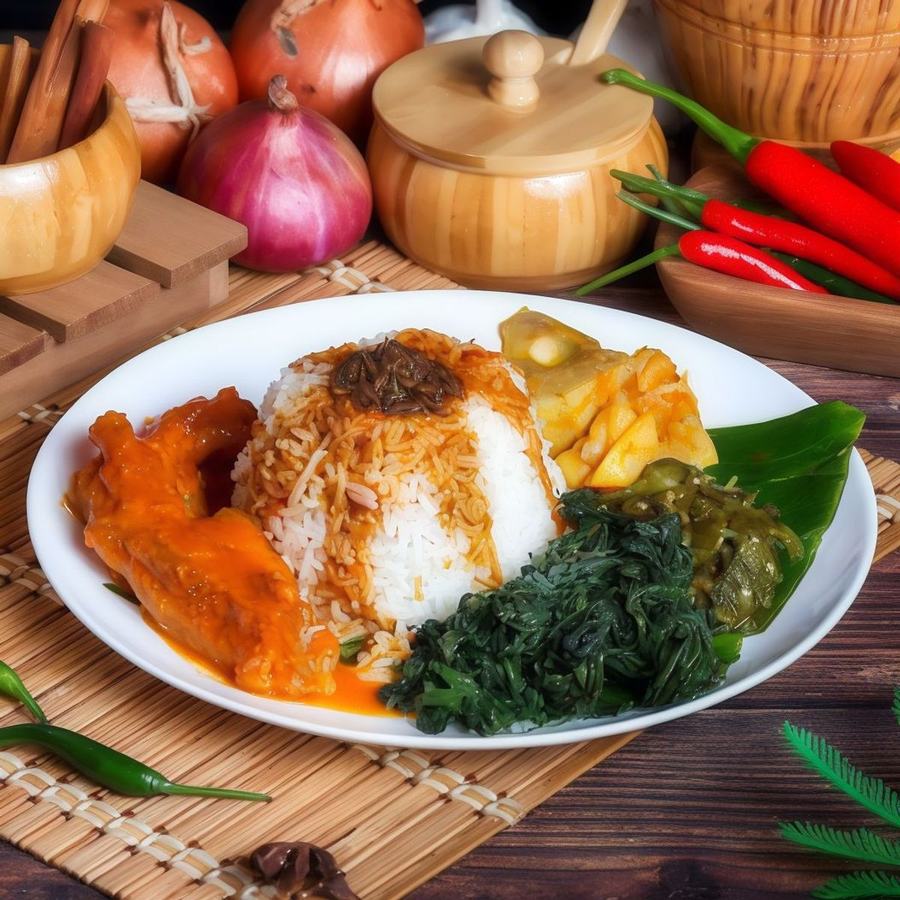 Set Jimat Nasi Rames Gulai Tunjang