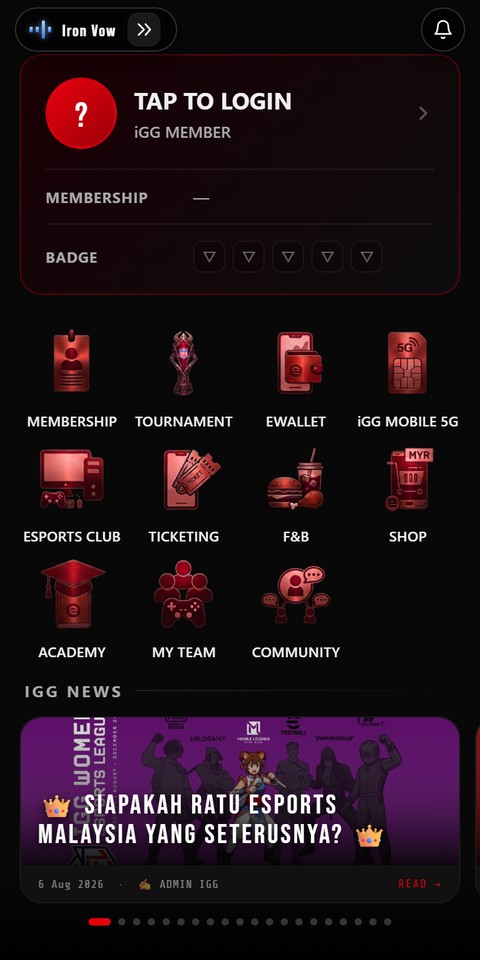 IGG SuperApp on a phone