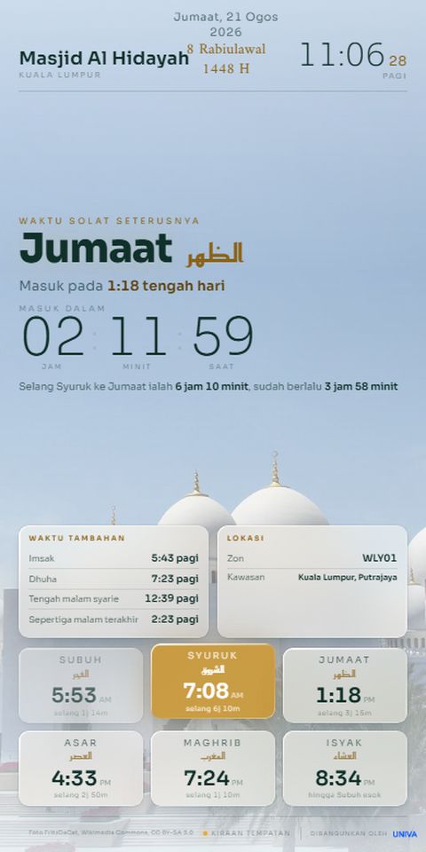 Jam Masjid on a phone