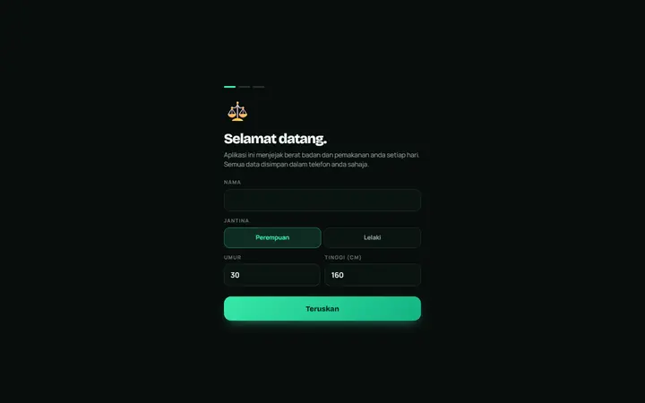 Berat on a desktop screen, captured live